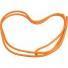 Скакалка флюо-оранжевого цвета с серебряными тонкими нитями Pastorelli 00126